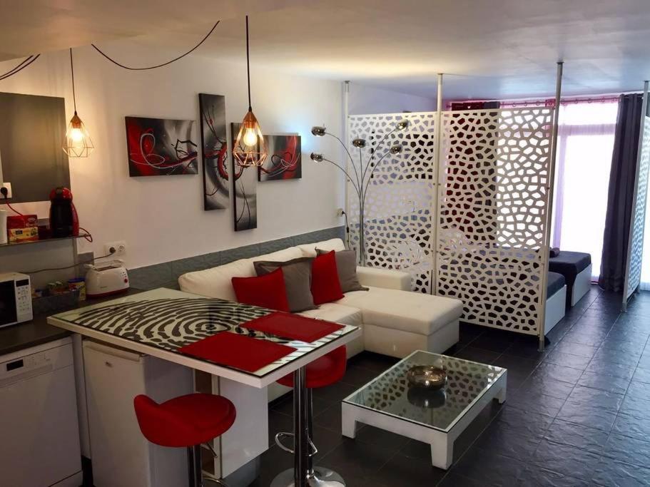 شقة بلايا ديل إنغلز  في Red Loft Deluxe - Vivienda Vacacional A Playa Del Ingles المظهر الخارجي الصورة